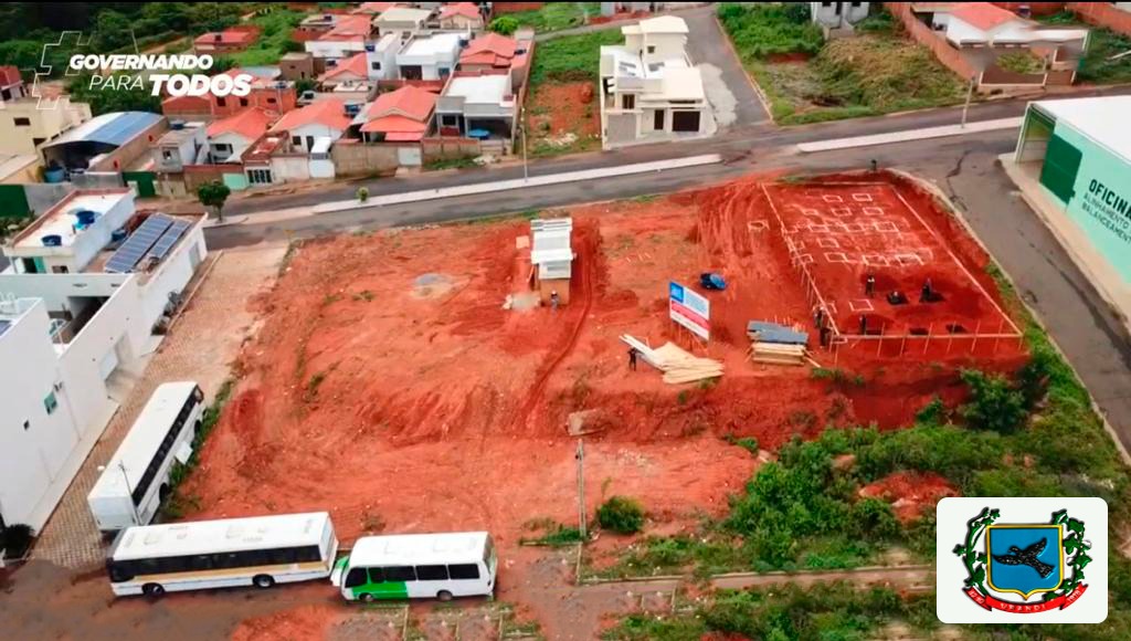 Governo do Estado da Bahia inicia a construção do Pelotão da Polícia Militar.