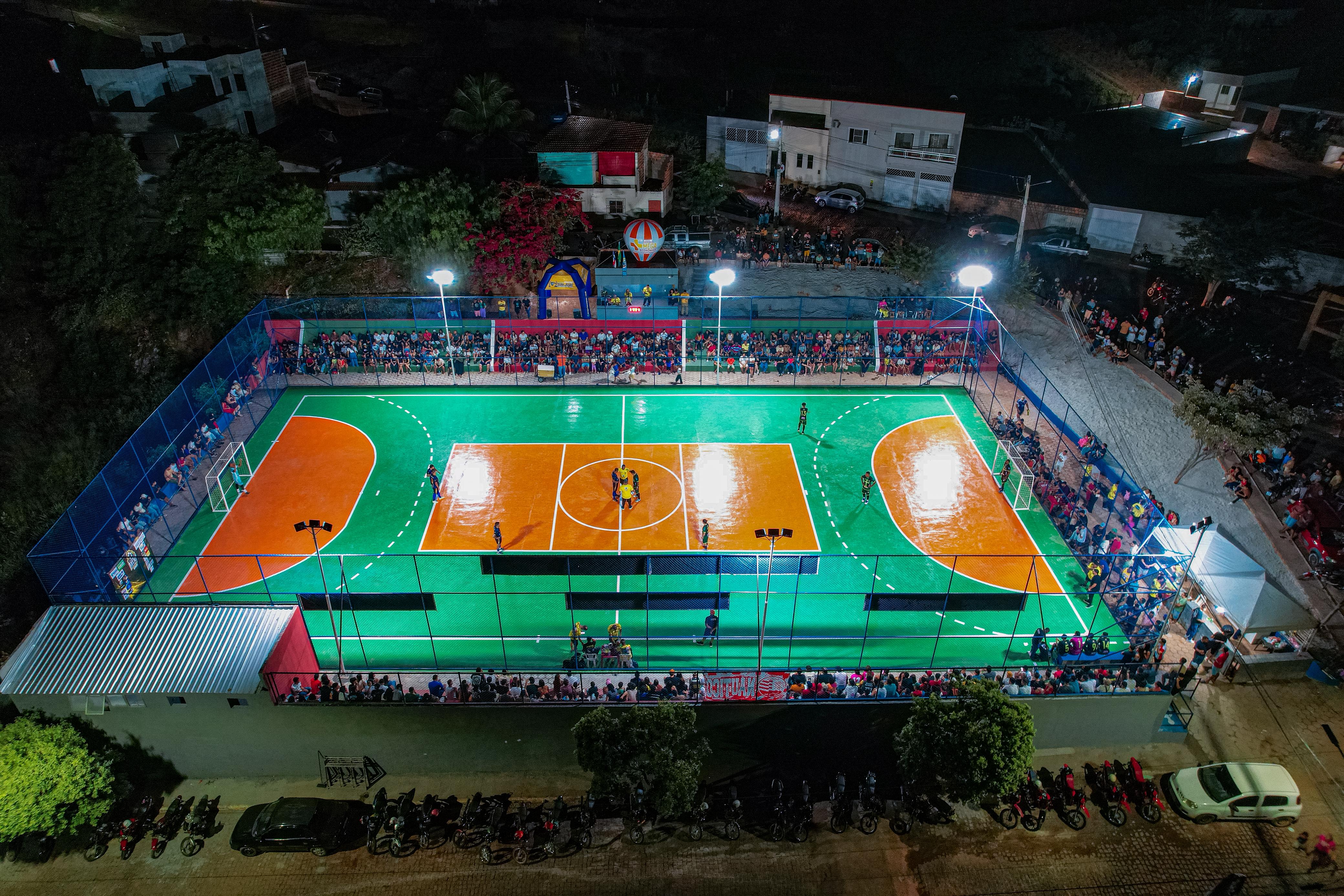 Urandi inaugura reforma e ampliação da Quadra de Esportes Manoel Gonzaga dos Santos