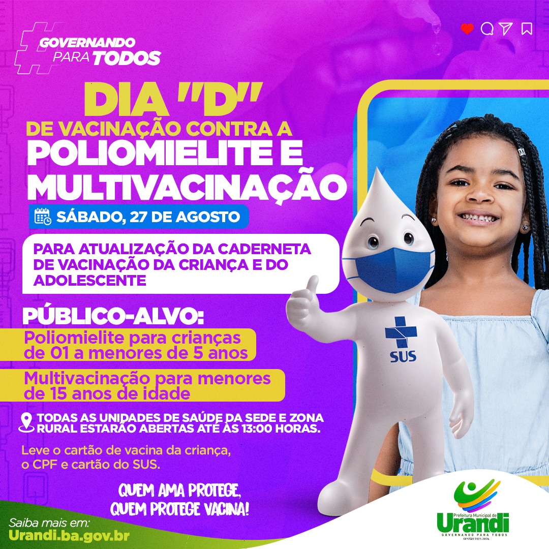 Está na hora de levar o seu filho para atualizar a caderneta de vacinação