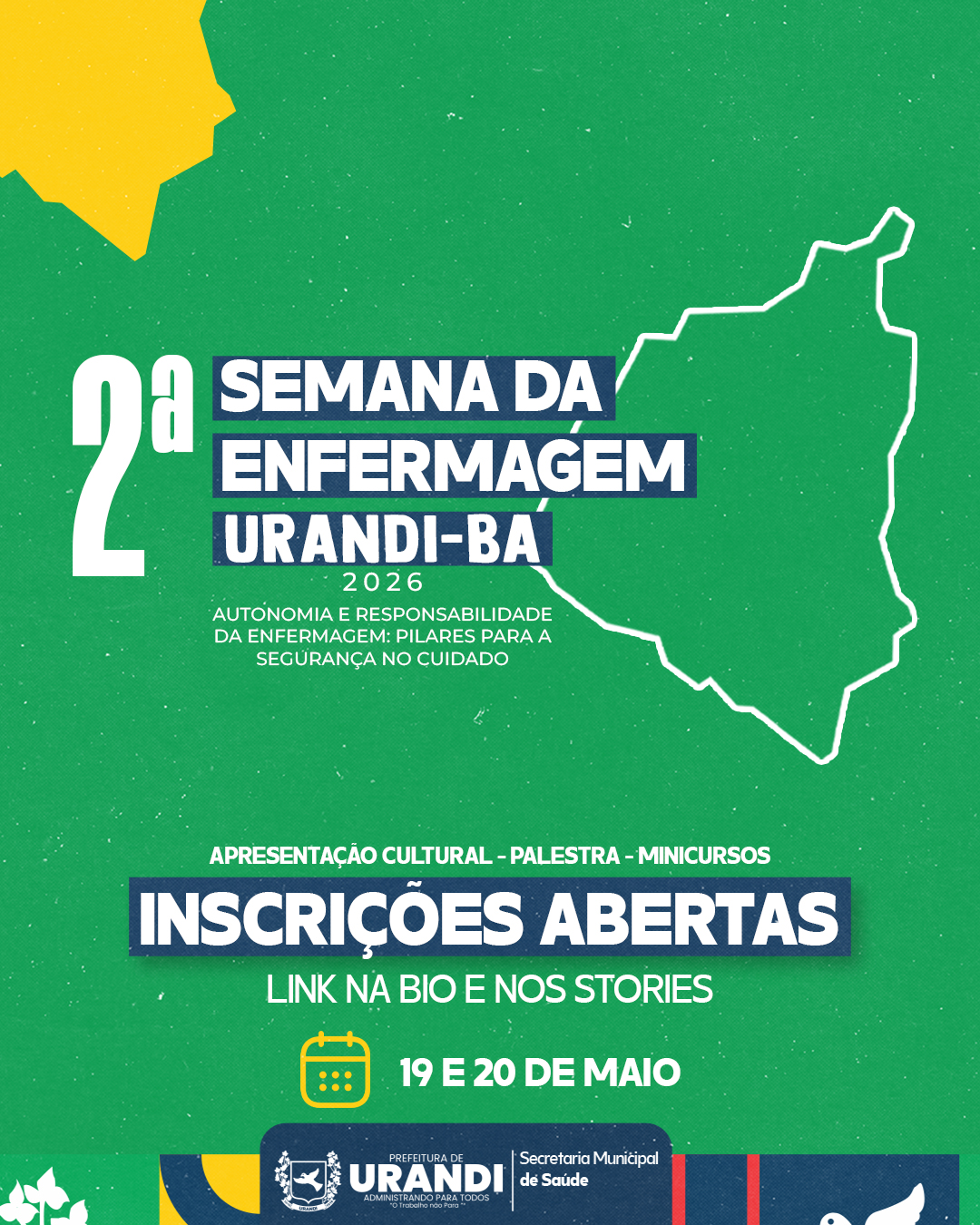 Urandi realizará 2ª Semana de Enfermagem nos dias 19 e 20 de maio