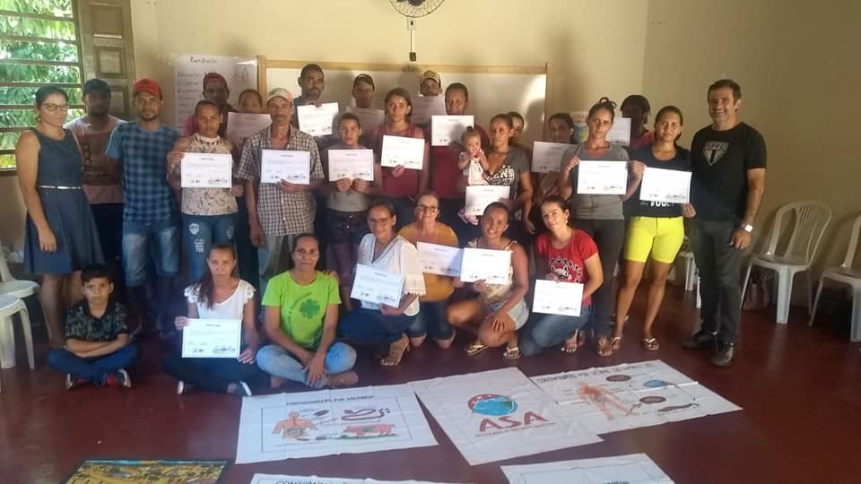 CAPACITAÇÃO DAS FAMÍLIAS CONTEMPLADAS COM A CISTERNA DE CAPTAÇÃO DE ÁGUA DA CHUVA